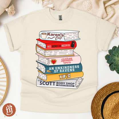 One Tree Hill Inspired Bookstack Tee