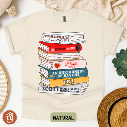 One Tree Hill Inspired Bookstack Tee