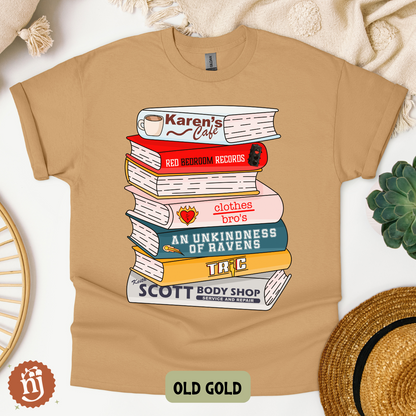 One Tree Hill Inspired Bookstack Tee