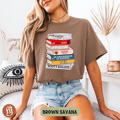 One Tree Hill Inspired Bookstack Tee